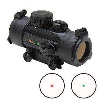 TRUGLO Dual Color 30mm Red Dot Scope 5 MOA Dot Black TG8030DB