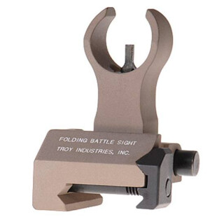 Troy Industries AR-15 HK Style Front Folding Battle Sight FDE SSIG-FBS-FHFT-00