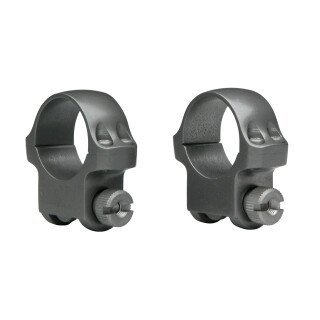 Ruger Hawkeye Scope Rings 4BHM/5BHM 1" Tube Medium Height Steel Blued