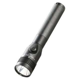 Streamlight Stinger HL LED Flashlight 640 Lumen Rechargeable NiMH Battery 120V AC Charger Click Switch Aluminum Black 75431