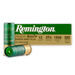 Remington AccuTip 12 Gauge Shotshell 100 Rounds 2-3/4" Sabot Slug 7/8 Ounce