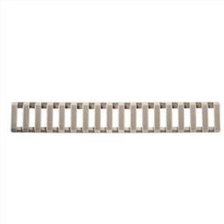 ERGO Low Profile Picatinny Ladder Rail Cover 18 Slot Santoprene 3 Pack Dark Earth 4373-3PK-DE