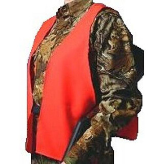 Hunter's Specialties Super Quiet Orange Safety Vest One Size Fits Most