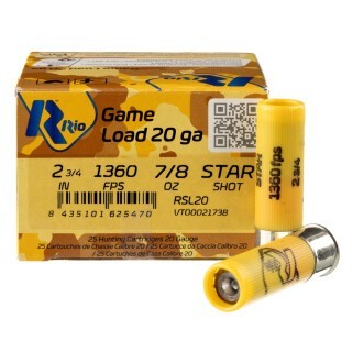 Rio Royal Star 20 Gauge Shotshell 25 Rounds 2-3/4" Rifled Slug 7/8 Ounce
