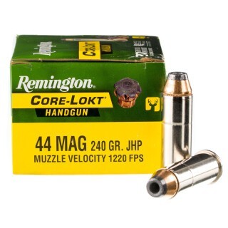 Remington Core-Lokt .44 Magnum Ammunition 20 Rounds JHP 240 Grains