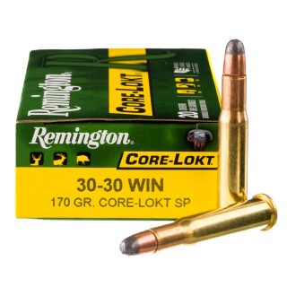 Remington Core-Lokt .30-30 Winchester Ammunition 200 Rounds SP 170 Grains