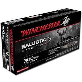 Winchester Supreme .300 WSM Ammunition 20 Rounds Silvertip 150 Grain