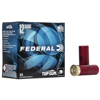 Federal Top Gun 12 Gauge Ammunition 25 Rounds 2-3/4" #7.5 Lead 1-1/8oz