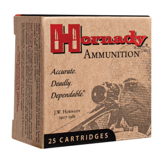 Hornady Custom .380 ACP Ammunition 25 Rounds 90 Grain Hornady XTP Jacketed Hollow Point 1000fps