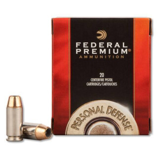 Federal Personal Defense .40 S&W Ammunition 20 Rounds Hydra-Shok JHP 165 Grain