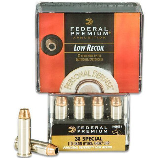 Federal Premium .38 SPL 110gr Hydra-Shok JHP 20 Rounds