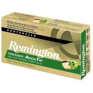 Remington 12 Ga 2.75" 385gr AccuTip Sabot Slug 5 Rounds