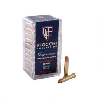 Fiocchi .22 WMR Ammunition 2000 Rounds JHP 40 Grain 