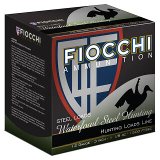 Fiocchi Shooting Dynamics Waterfowl 12 Gauge Ammunition 25 Rounds 3" BB 1-1/8oz Steel