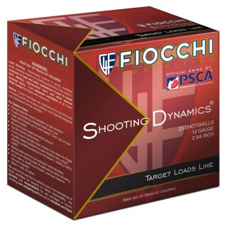 Fiocchi Heavy Dynamic 12 Gauge Ammunition 25 Rounds 2-3/4" #9 Lead 1oz