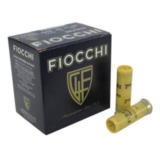 Fiocchi Low Recoil Trainer 20 Gauge Ammunition 2-3/4" #7.5 Lead 3/4 Ounce 1075 fps