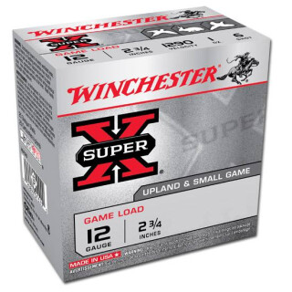 Winchester Super-X 12 Ga 2.75" #6 Lead 1.25oz 25 Rounds