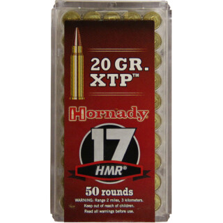 Hornady Varmint Express .17 HMR Ammunition 50 Rounds XTP HP 20 Grain