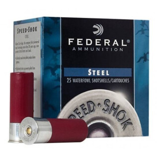 Federal Speed Shok Waterfowl 12 Gauge Ammunition 25 Rounds 3-1/2" #2 Steel 1-3/8 oz