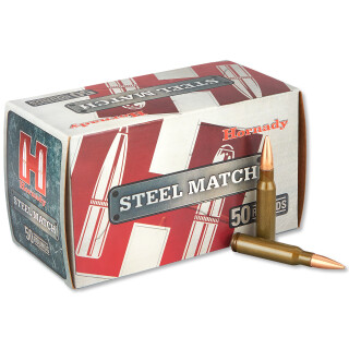 Hornady .308 Win Steel Match BTHP Bullet 50 Rounds