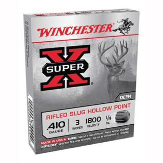 Winchester Super-X .410 Bore Ammunition 250 Rounds 3" Rifled Slug 1/4 Ounce