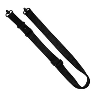 GrovTec Three Point Tactical Sling Quick Detach Swivels 1.25" Nylon Black GTSL53