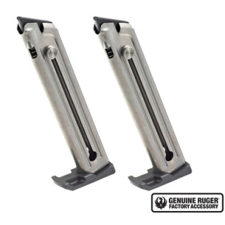 Ruger Mark IV 22/45 .22 LR Steel Magazines 10 Rounds 2 Pack