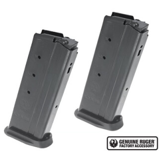Ruger-5.7 5.7x28mm Steel Magazines 20 Rounds Black 2 Pack