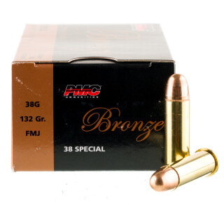 PMC Bronze .38 Special Ammunition 1000 Rounds FMJ 132 Grain