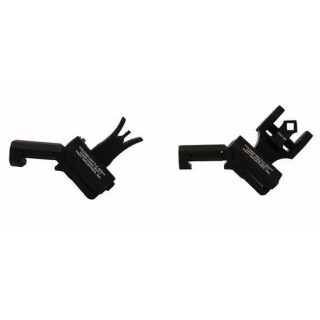 Troy Industries 45 Degree Folding BattleSights M4 Front Dioptic Rear Sight Set Black SSIG-45S-MDBT-00