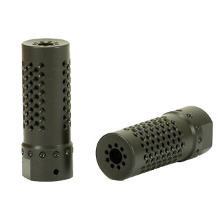 Spike's Tactical AR-15 Dynacomp Extreme Brake 5.56 NATO 1/2x28" Steel Melonite Black SBV1017