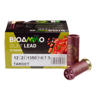 Winchester BioAmmo Target 12 Gauge Shotshell 250 Rounds 2 3/4" #7.5 Lead Shot 7/8 Ounce