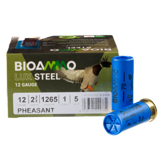 BioAmmo Game 12 Gauge Ammunition 250 Rounds 2-3/4" #5 Steel 1 oz