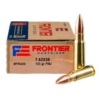 Hornady Frontier 7.62x39 Ammunition 200 Rounds FMJ 123 Grains