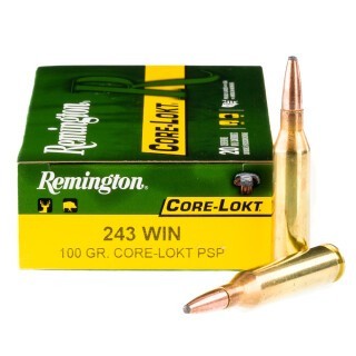 Remington Core-Lokt .243 Winchester Ammunition 200 Rounds PSP 100 Grains