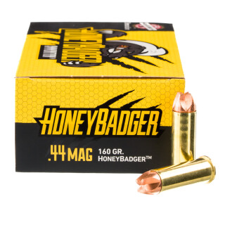 Black Hills .44 Mag Ammunition 50 Rounds HoneyBadger 160 Grain