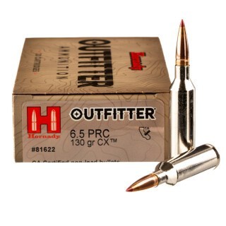 Hornady Outfitter 6.5 PRC Ammunition 20 Rounds CX 130 Grains