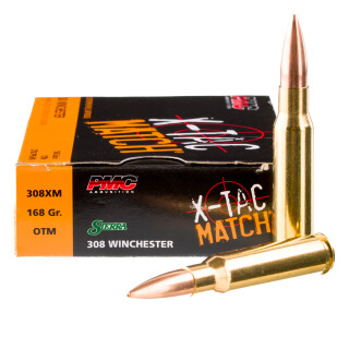 PMC X-TAC Match .308 Winchester Ammunition 20 Rounds OTM 168 Grain
