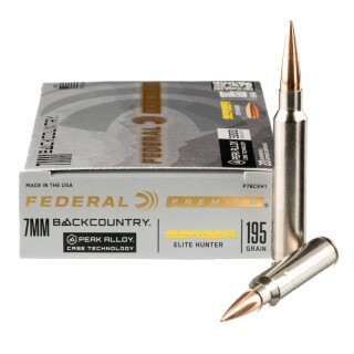Federal 7mm Backcountry Ammunition 20 Rounds Elite Hunter 195 Grains