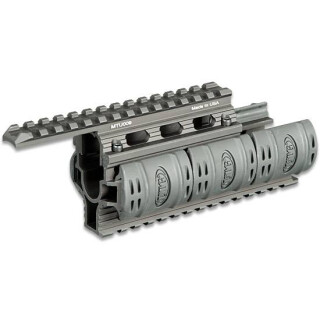 Leapers UTG PRO AK Tactical Quad Rail Handguard Aluminum Black