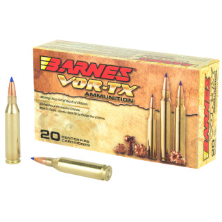 Barnes VOR-TX .243 Winchester Ammunition 20 Rounds Tipped TSX BT 80 Grain Lead Free