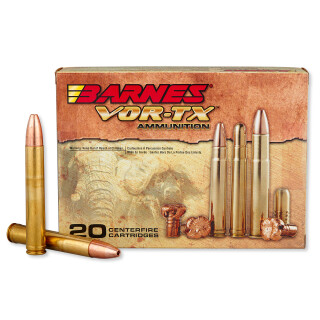 Barnes VOR-TX .458 Lott Ammunition 20 Rounds TSX FB 500 Grain