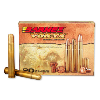 Barnes VOR-TX Safari .500 Nitro Express Ammunition 20 Rounds 570 Grain Banded SFN Lead Free 2100 fps