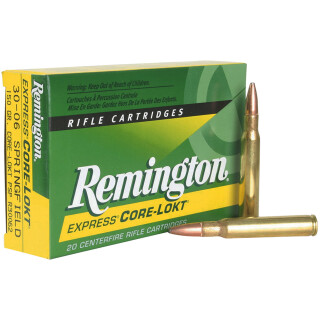 Remington Core-Lokt .30-06 Springfield Ammunition 20 Rounds PSP 180 Grain