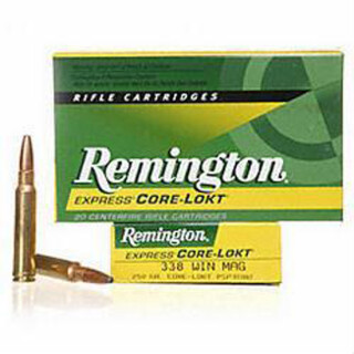 Remington Core-Lokt .338 Win Mag Ammunition 20 Rounds PSP 250 Grain