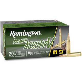 Remington Premier .22-250 Remington Ammunition 20 Rounds Accutip-V 50 Grain