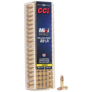 CCI Mini-Mag Varmint .22 Long Rifle Ammunition CPHP 36 Grain