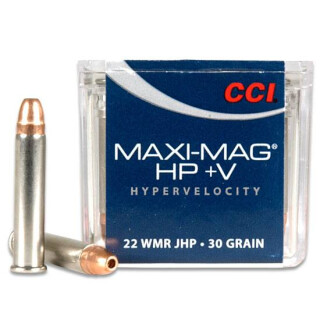 CCI Maxi-Mag .22 WMR Ammunition 50 Rounds JHP 30 Grains 2,200 Feet Per Second