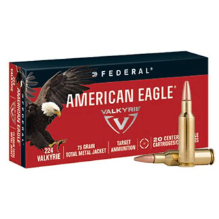Federal American Eagle .224 Valkyrie Ammunition 20 Rounds TMJ 75 Grain