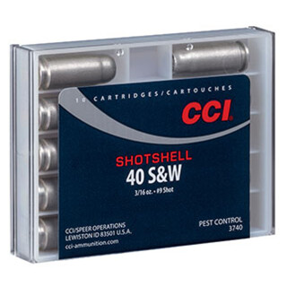 CCI Shotshell .40 S&W Ammunition 10 Rounds #9 Shot